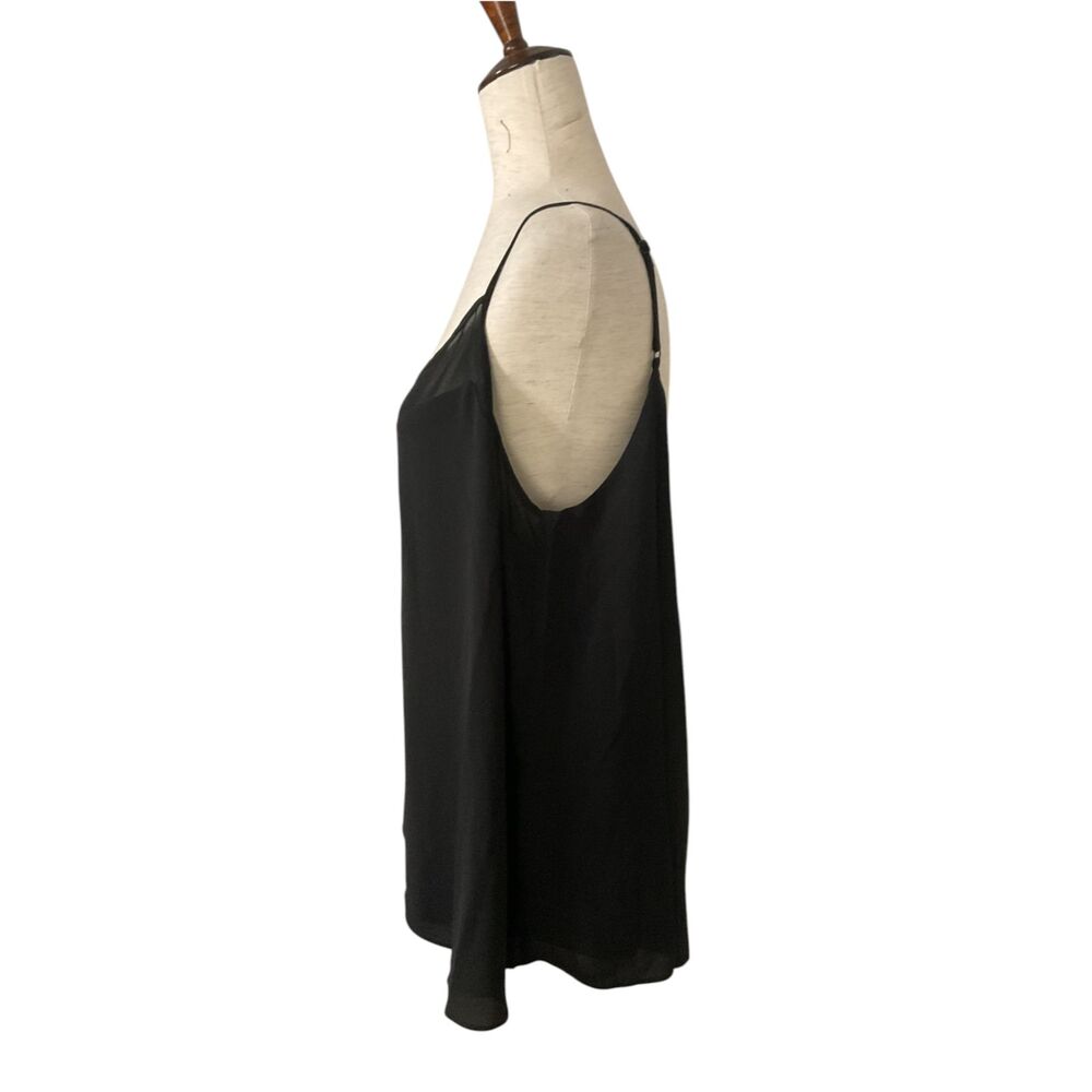 Tahari Black Cami Mesh Lined Tank Size XL - Picture 5 of 13